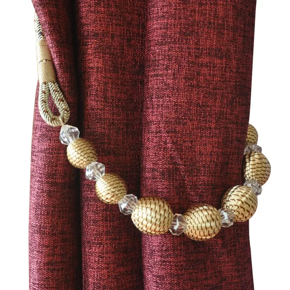 Beautiful Fancy Curtain Accessories/Luxury Colorful Beaded Tieback