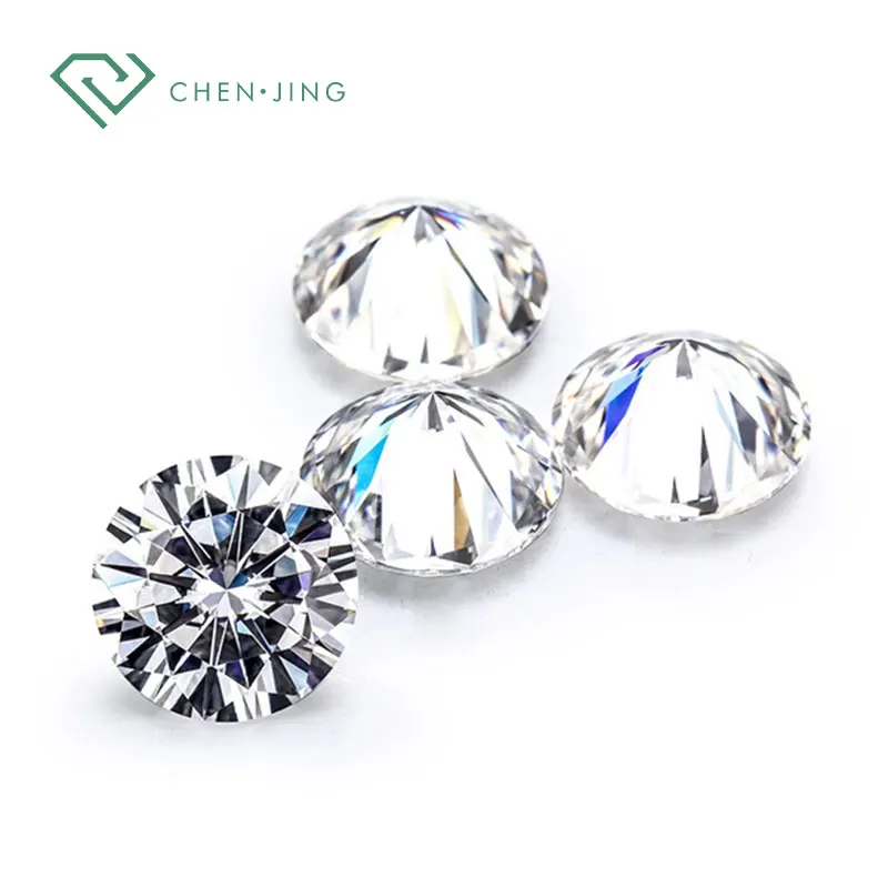 Оптовая продажа из Китая, Выращенный в лаборатории, Shanghai IGI GIA, сертификат 1ct 2ct 3ct, Круглый незакрепленный лабораторный алмаз HPHT CVD, синтетический алмаз
