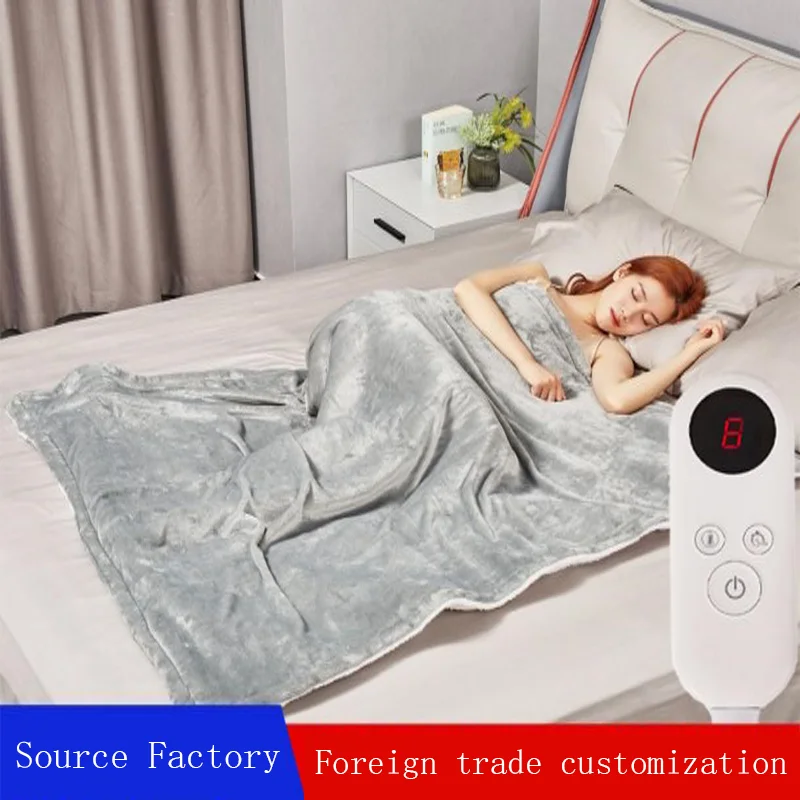 2022 Hot Sales Heated Blanket Electric Throw Flannel Timing Thermostat Electric Blanket Pad
