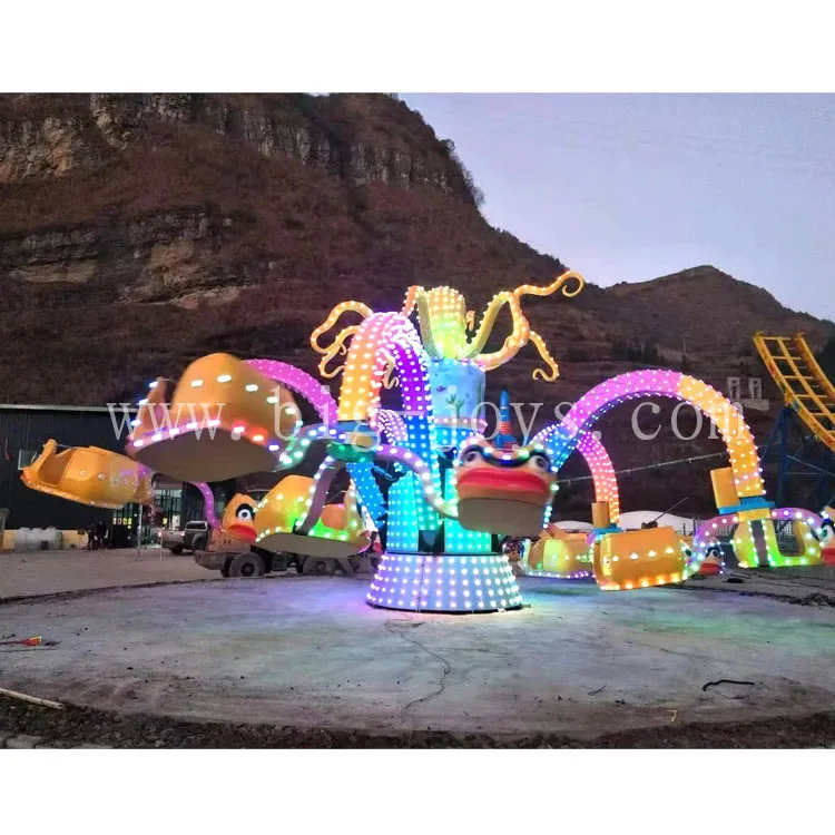 Outdoor large rotating octopus amusement equipment Stimulating amusement equipment Factory direct sales