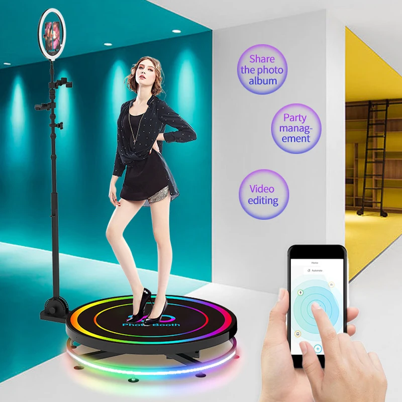 Высококачественные товары для вечеринок фотобудка с регулируемым 360 градусом автоматическая