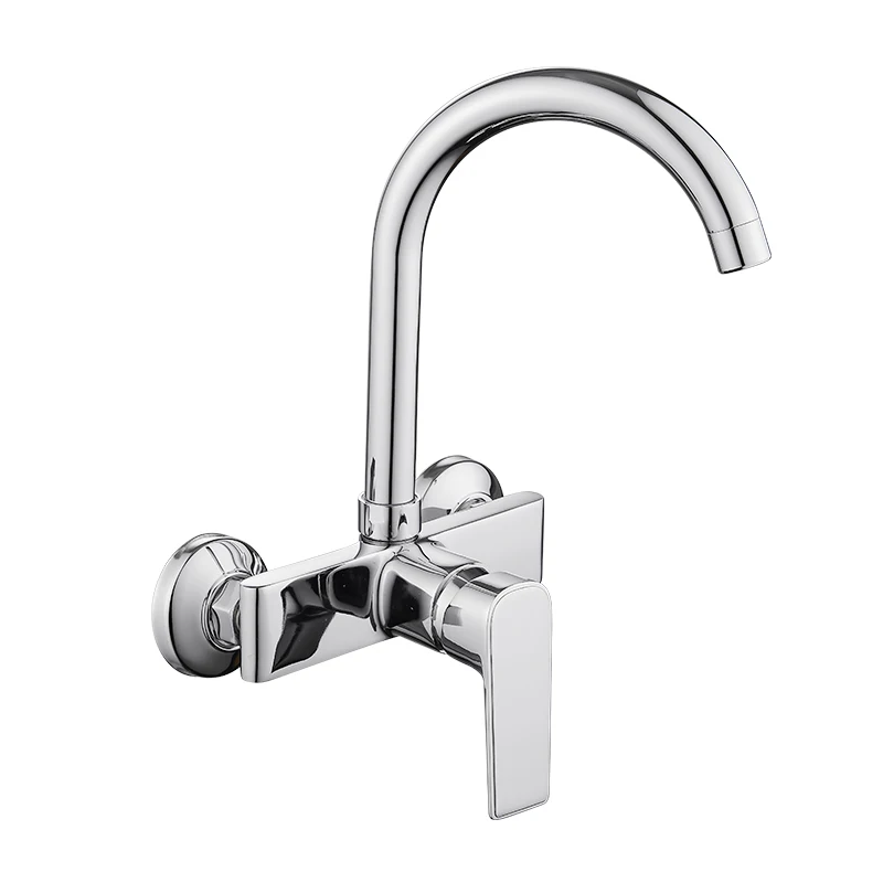 
Производитель смесителей HUADIAO, цинковый материал, настенные смесители для воды на раковину, хромированные смесители для кухни, смесители для раковины на 360 градусов 