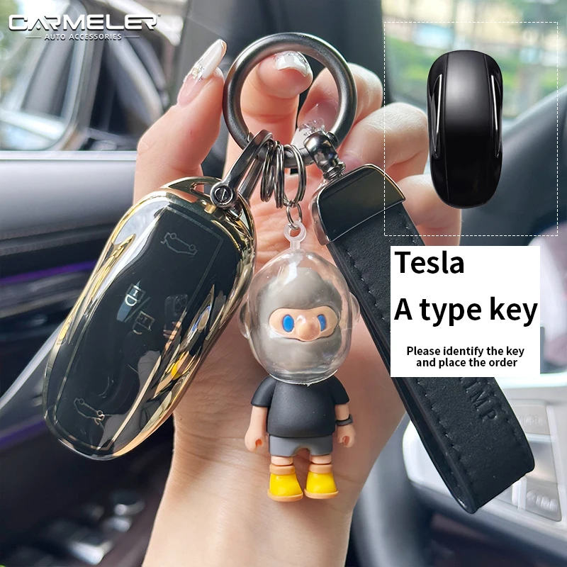 Key Fob Cover For Tesla Model X Silicone Car Key Cover Shell Protector