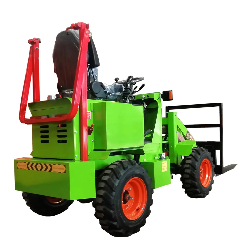 Factory Direct Sales Small Front End Loader Mini Wheel Loader Price for Sale Driving Loaders