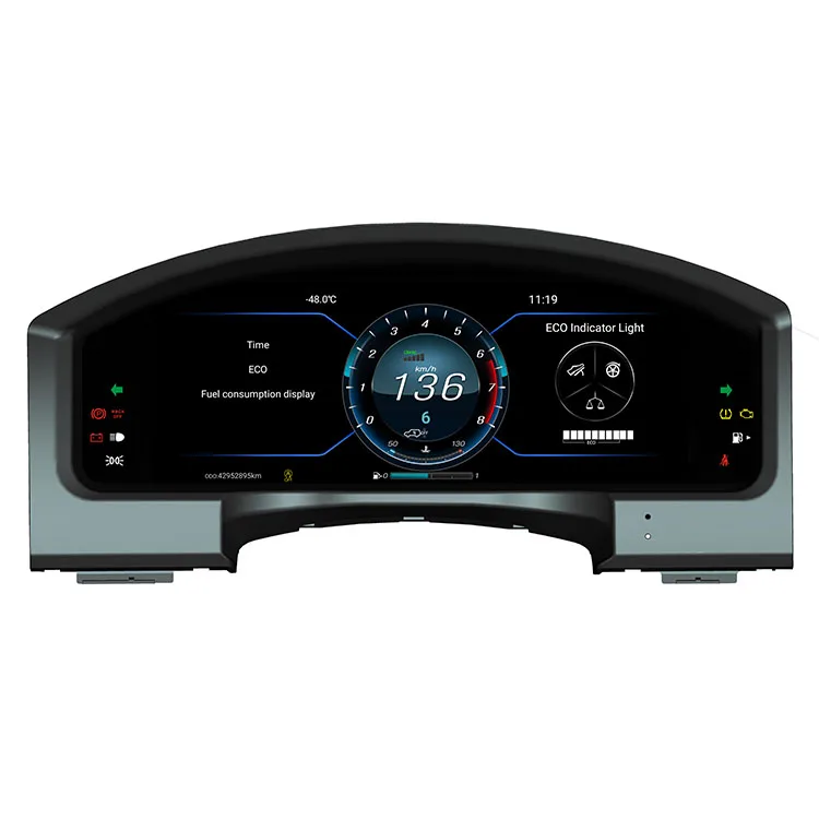 Bosstar 12 3 дюймов android Автомобильная светодиодная панель Спидометр кластер для toyota Landcruiser