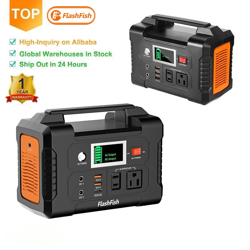 Free Shipping  200W Rechargeable Battery Solar Generator Outdoor Camp Energy System Electric Supply Portable Power Station