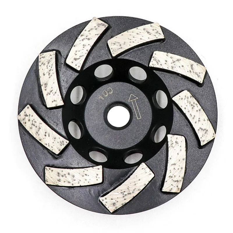 4 inch high frequency welded diamond cup grinding wheel grinding wheels for concrete
