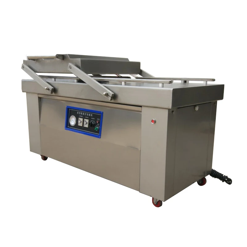 Hot sale double chamber vacuum packing machine food snack package machine
