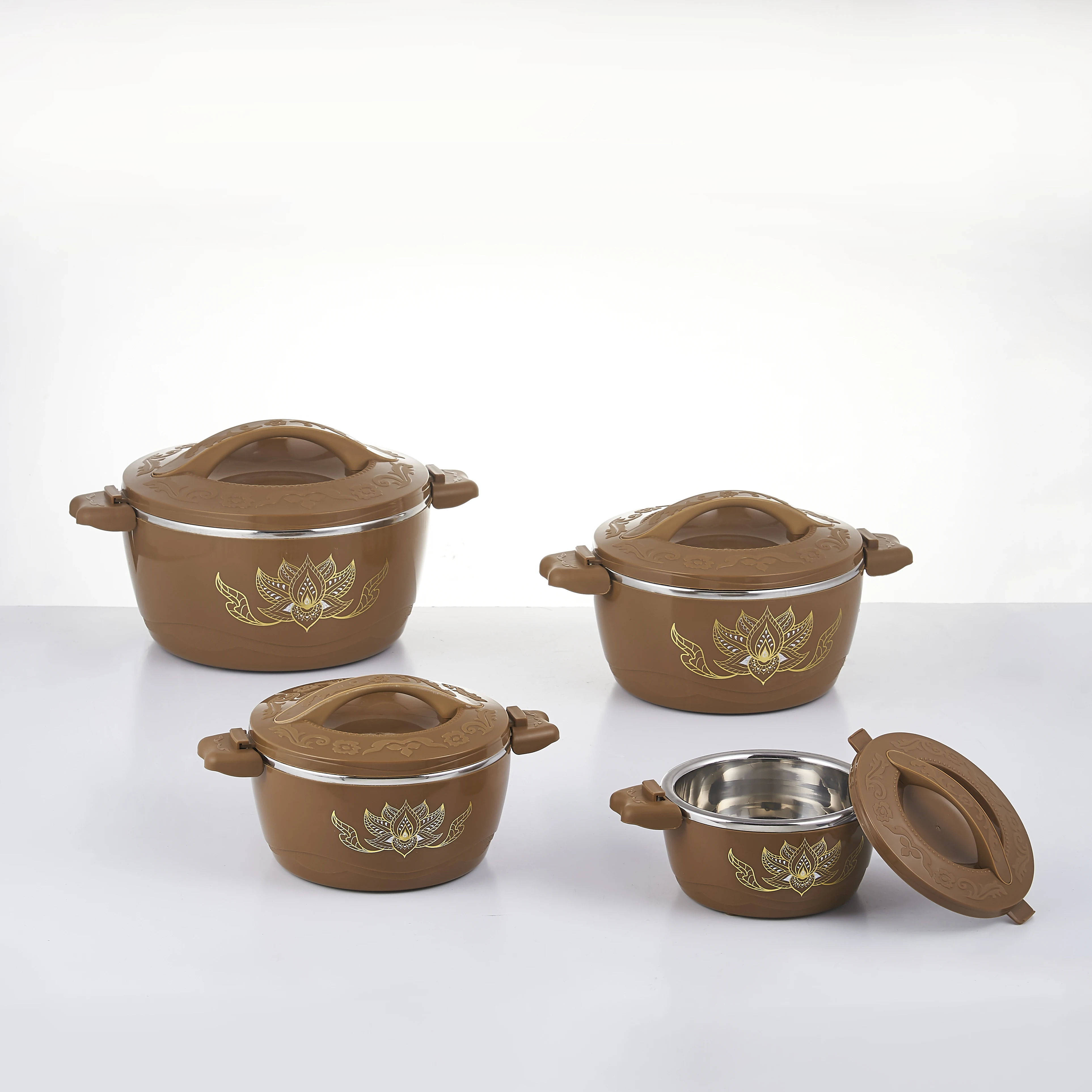 Thermos food container thermos for hot food thermos for food with 4 containers vacuum flask insulated manufacturer