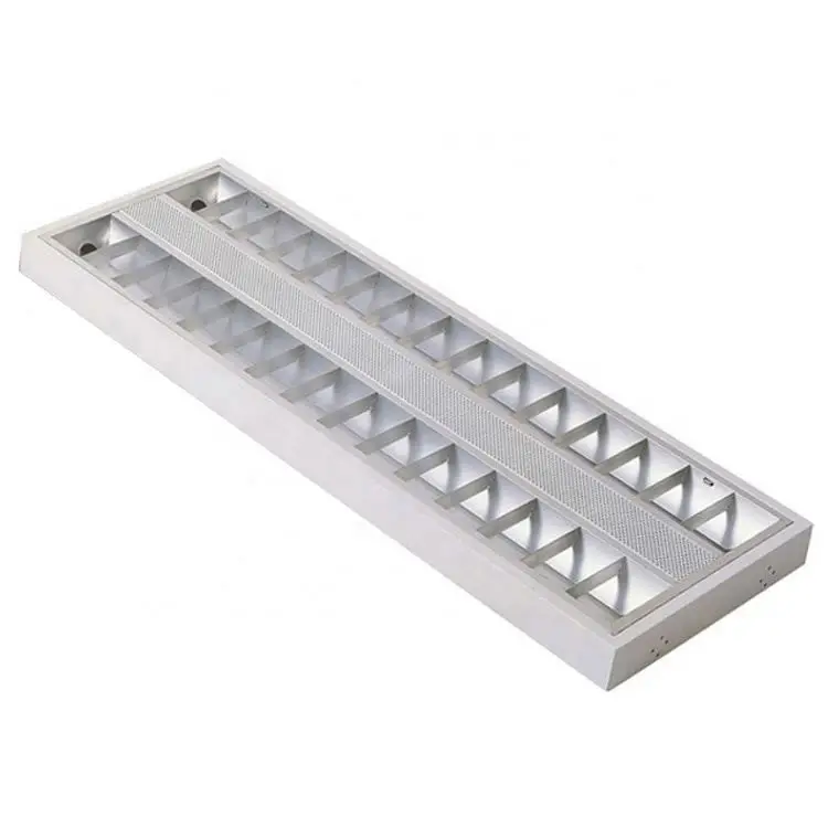 Long Lifespan T5 ceiling grid v-shape grid fluorescent ceiling light fixture