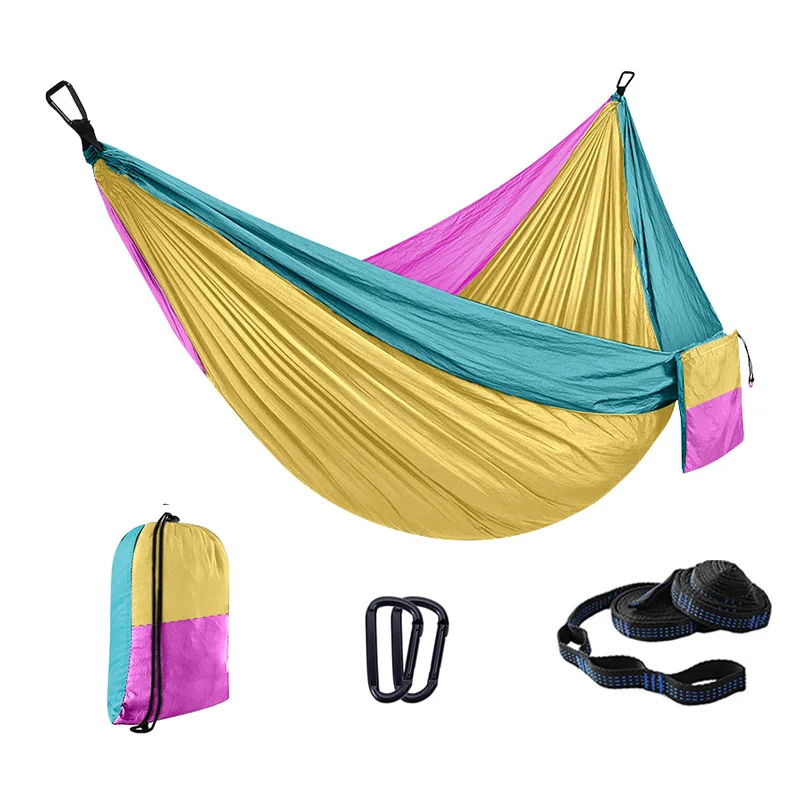 Special Offer Modern Outdoor Camping Breathable Comfortable 100% Nylon Hammock Swinging Chair With Tie Straps