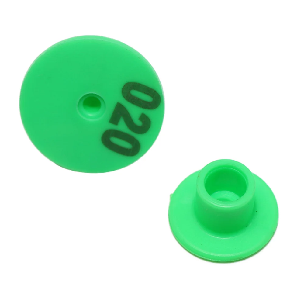 Animal Pig Sheep Rabbit Cattle Ear Tag Signs Laser Typing Copper Head Earrings Livestock Ear Tag