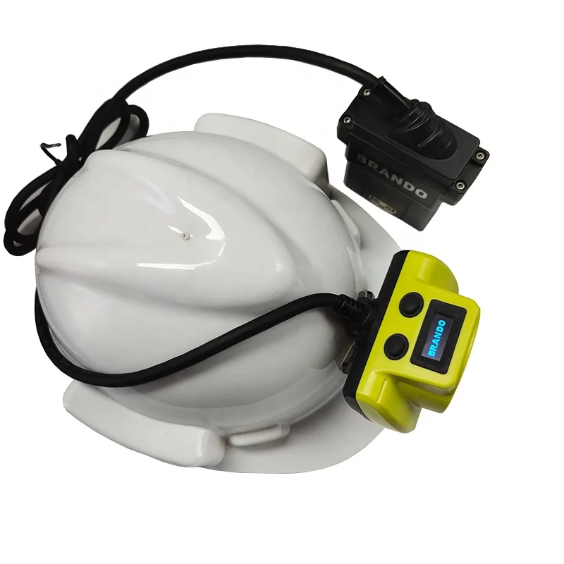 Factory 18000LUX OLED underground powerful rechargeable led headlamp miner cap lamp