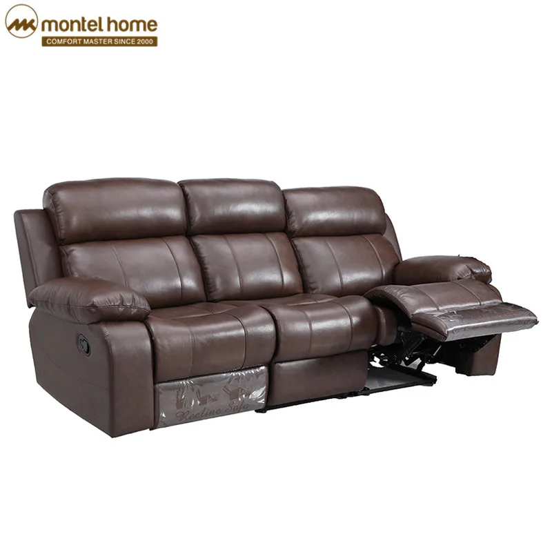 Manual Recliner Sofa Set Modern Italian Leather Recliner Sofa set