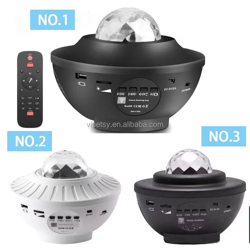 Wholesale USB wireless audio dazzling full Star laser light atmosphere night light