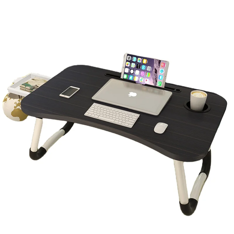 over bed collapsible foldable stand design mdf wooden portable children  laptop table
