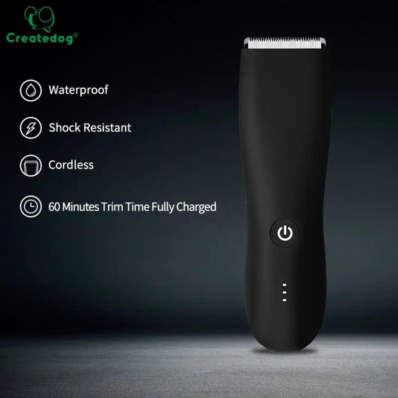 Hairscape Лобковая нога подмышки Водонепроницаемый Электрический Аккумуляторный мужской беспроводной триммер для