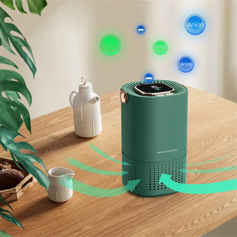 Hot Selling Car H13 Air Purifier Negative ion generator 5V USB Mini Dust Smoke Clean Portable Anion Car Air Purifier