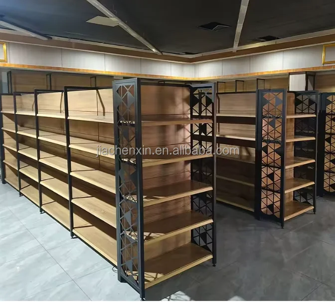 Полки для супермаркетов стеллажи выставок магазинов косметики бакалейные гондолы высококачественный супермаркет