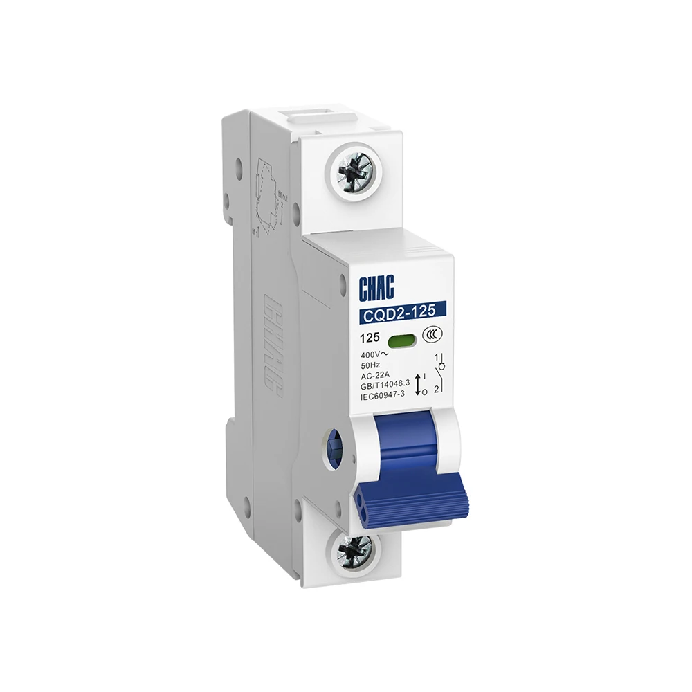 CHAC BRAND CQD2-125 Switch Disconnector  1P2P3P4P Isolating Circuit Breaker AC50/60hz