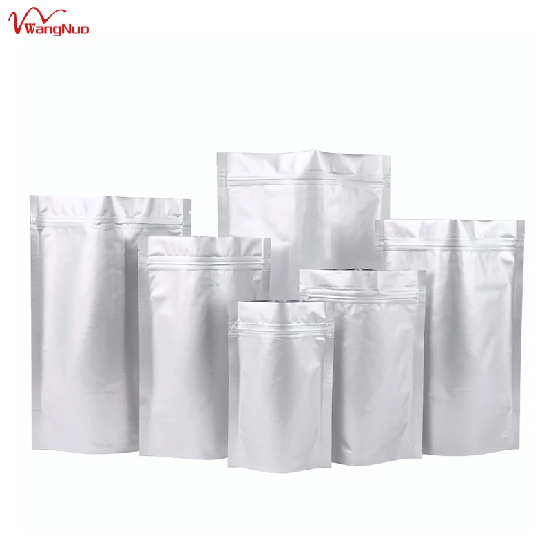 Reusable Heat Sealable Zipper Resealable Airtight Food Storage Stand Up Ziplock Bags With Logo Mylar Bags For Food Storage