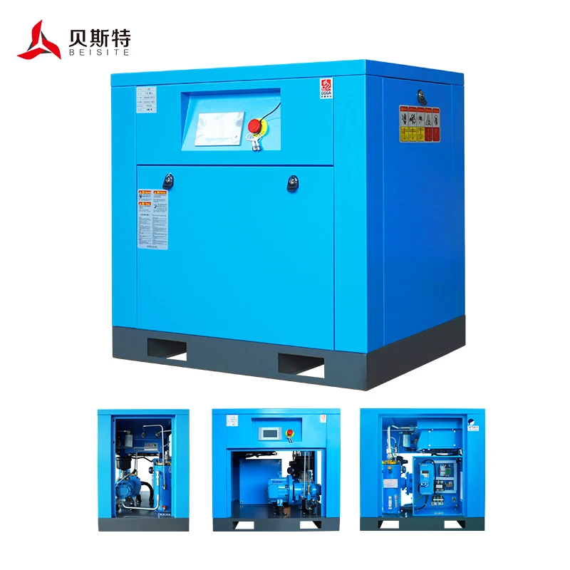  7.5kw 10hp винтовой воздушный компрессор портативный с сушилкой и баком