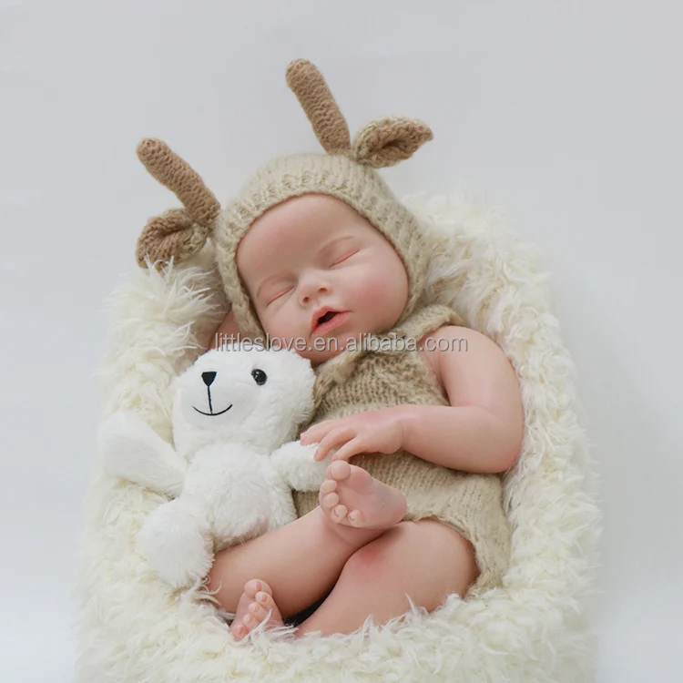 20Inch 3.8KG Drink Wet System Silicone Reborn Baby Doll Soft And Real Solid Silicone Newborn Doll
