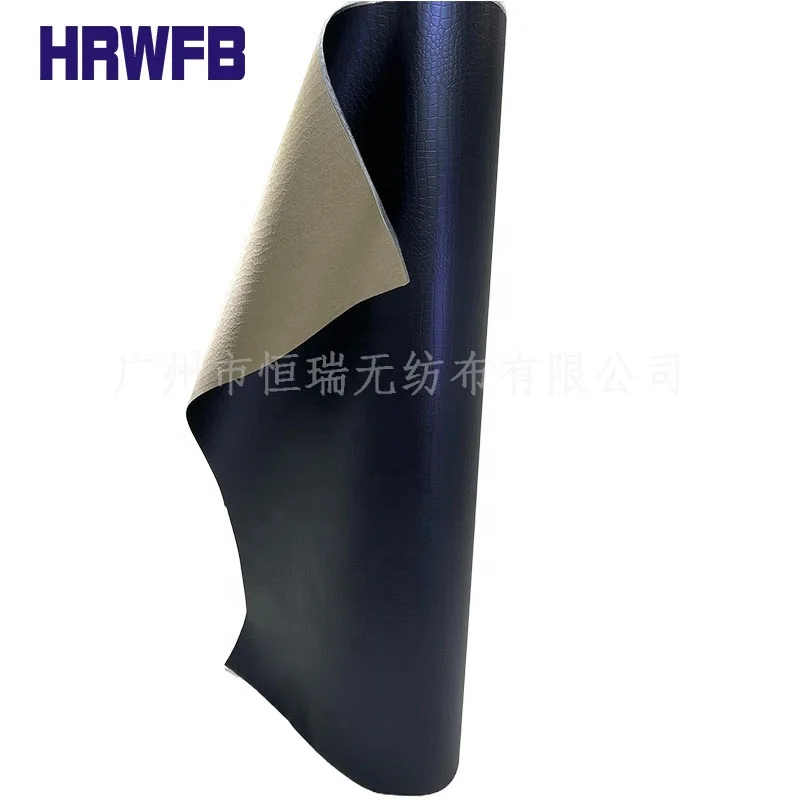 High-end Anti fading Laminated Non Woven Fabric Embossed Leatherite paper Box Pe for Book cover