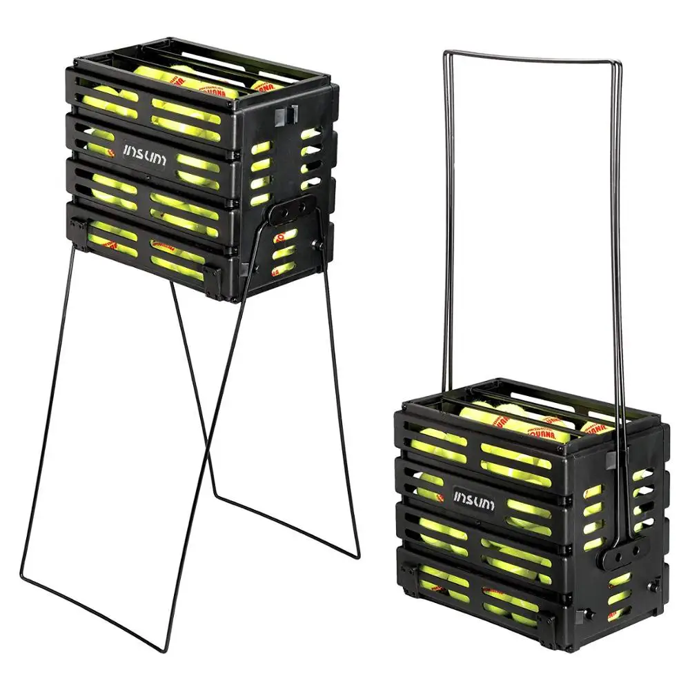 
Tennis Ball Hopper Holds 80 Balls Durable and Lightweight 
