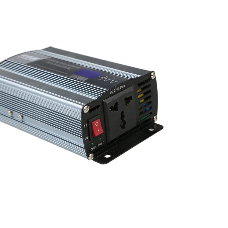 Hot sale  car power inverter dc 12v ac 220v 300w 600w pure sine wave smart 300w solar inverter price with LCD display