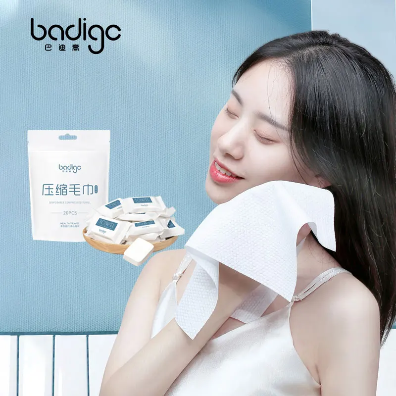 Travel outdoor cotton tablet large magic compressed face towel, best restaurant car drying soft kids mini compressed hand towel
