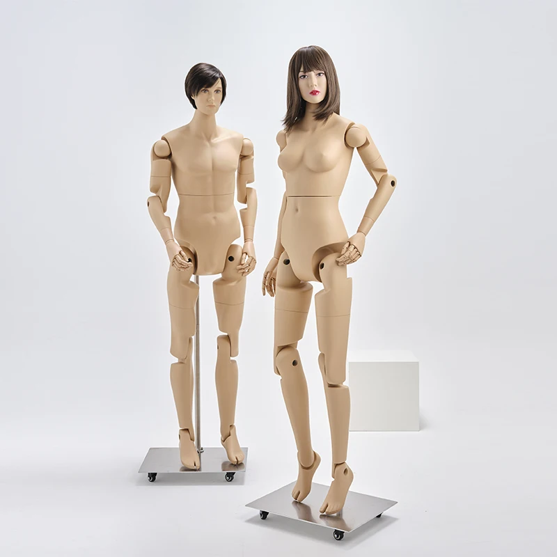 FBH New Updated Articulated Realistic Adjustable Male Female Mannequin Doll Flexible Robot Joints Movable Mannenquin