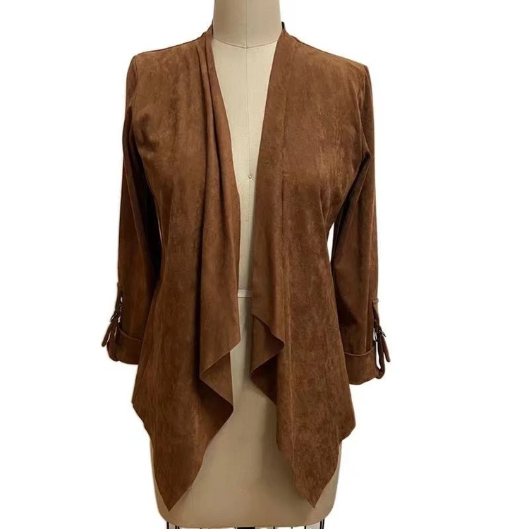 
Hot Sale Professional Lower Price Custom Made Autumn Loose Comfortable Ladies Coat 