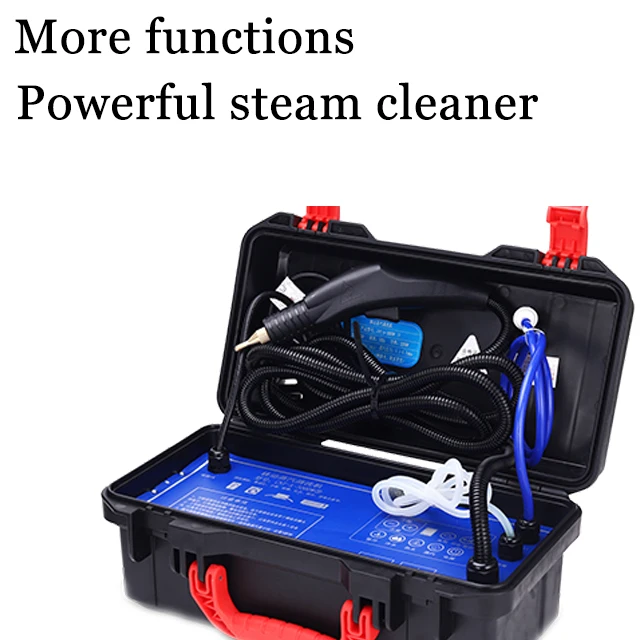 Factory Professional  Autos air conditioner steamers with ozone cold hot water Chemical-Free Pressurized steam cleaner portable