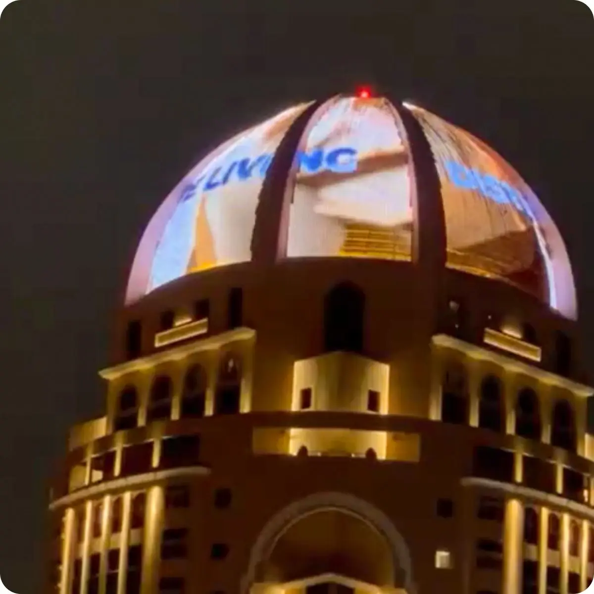 Factory direct sales 2020 RGB waterproof single light led display for advertising