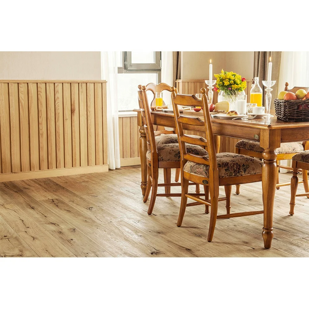 New Design Oak Engineered Parquet Flooring Walnut Hardwood Floor Luxury Vinyl European Oak Flooring Plank For House Project