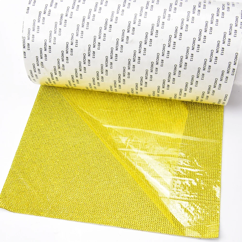 24cm *5 Yards Rhinestone Mesh Sheet 2mm Crystal Trim Banding Diamante Roll Sticker Diy Cars Home Wedding Clothes Decoration
