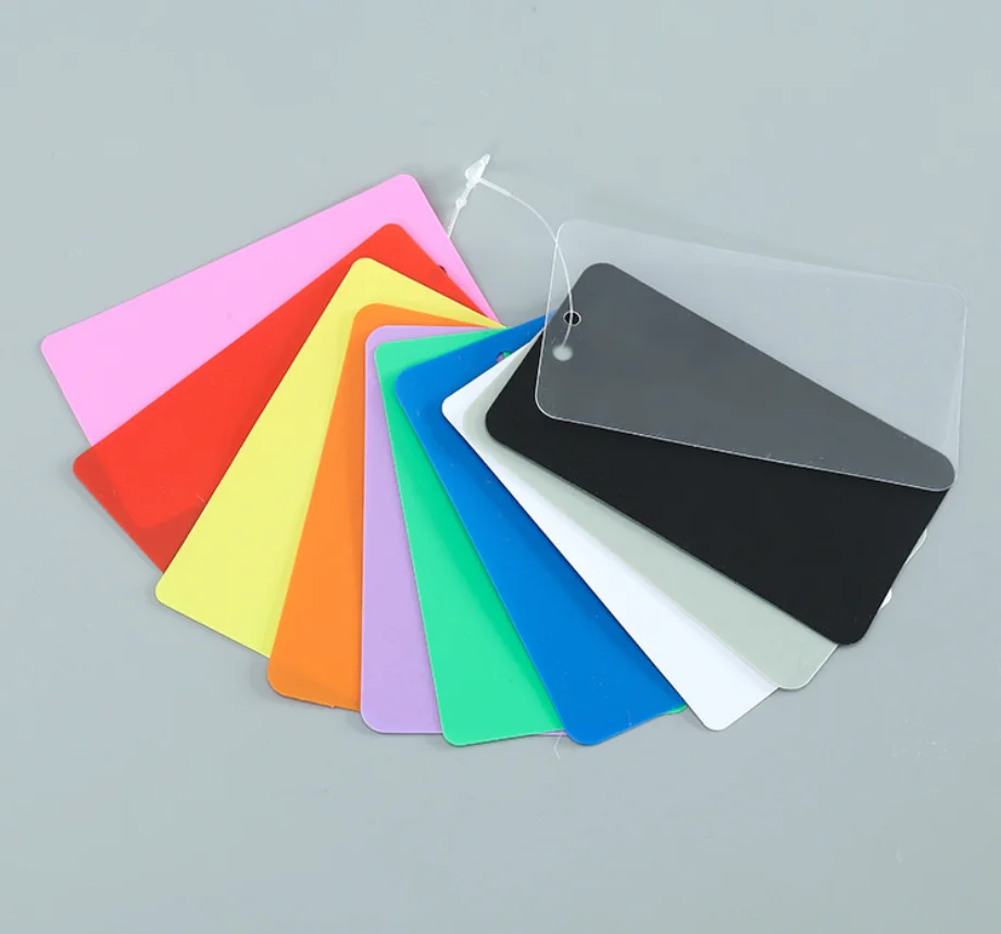 Custom color plastic card pvc  waterproof tag, Garment Hangtags