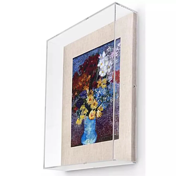 Neon Fluorescent Acrylic Decorative Shadow Boxes Only without Canvas