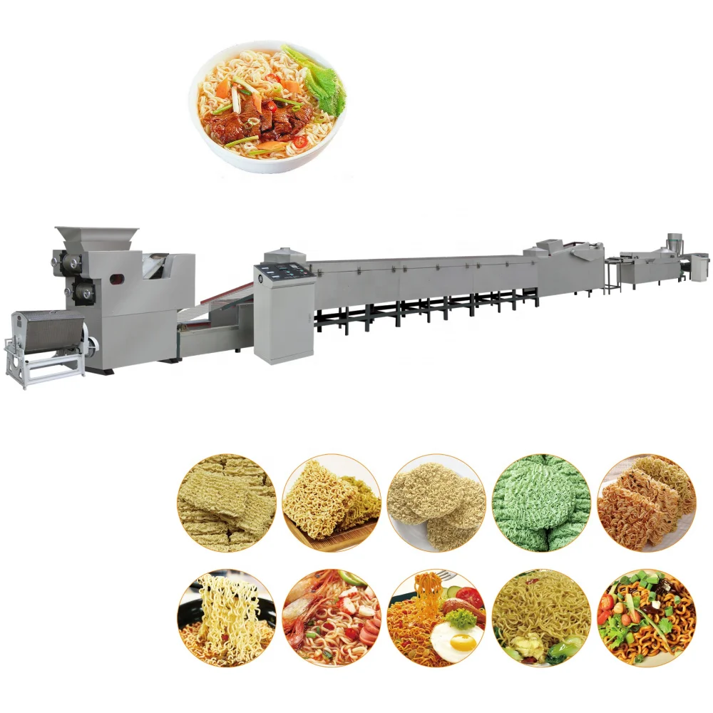 Commercial food factory Fried Instant Noodles Machine Production Line Price