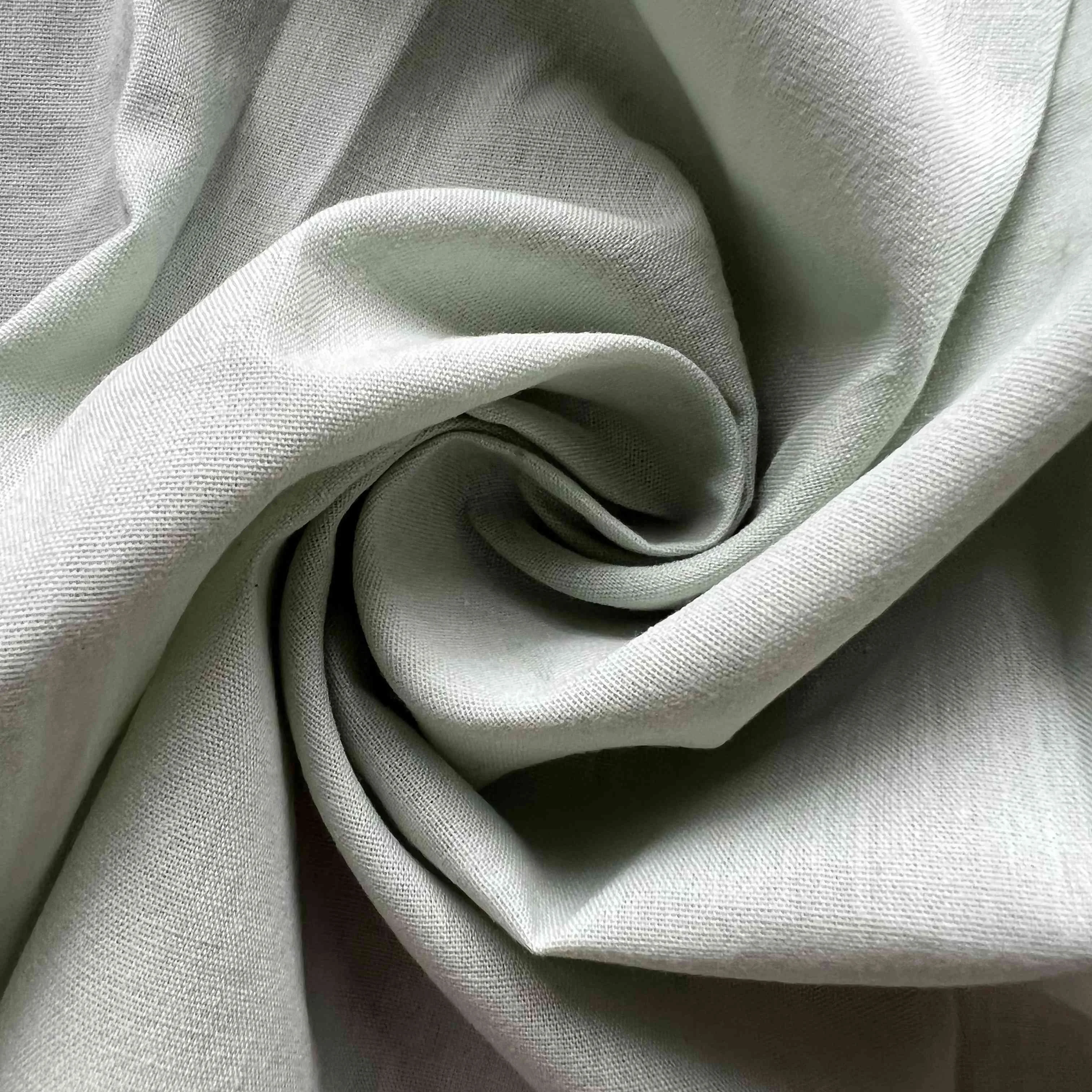 Factory price custom color liberty printing 40s stone washed baby plain organic pure cotton fabric for clothing