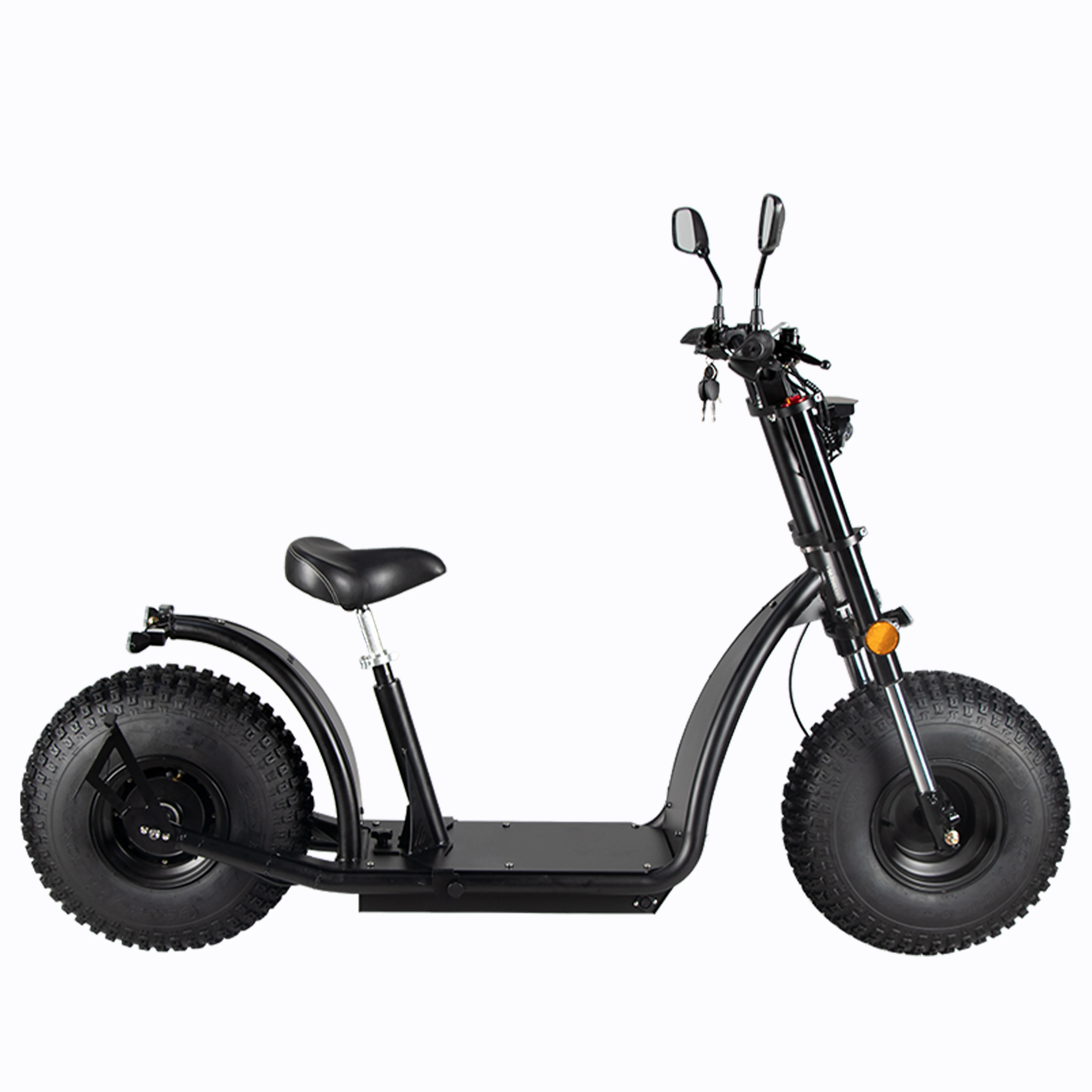 2024 popular high quality 2500W 60V 20Ah Lithium battery EEC/COC certificate 2-wheel Dual-hub motor powerful electric citycoco