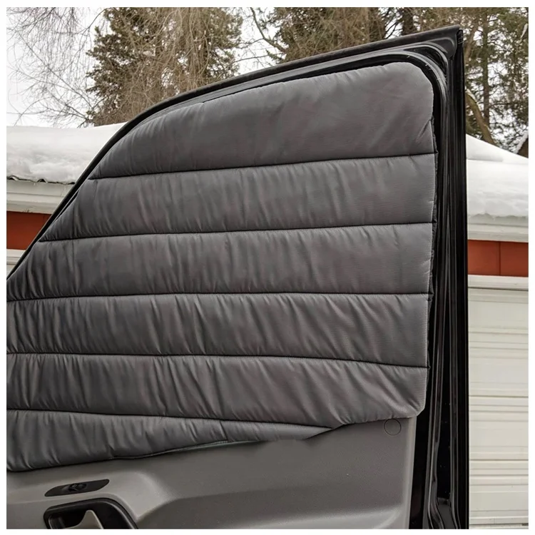 Cotton Padding Magnetic Van Window Covers quilting Thermal Magnetic Blackout Campervan Window Cover