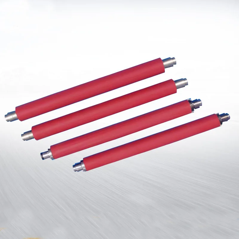 Corrosion resistance vulcanized natual rubber roller for leather machine