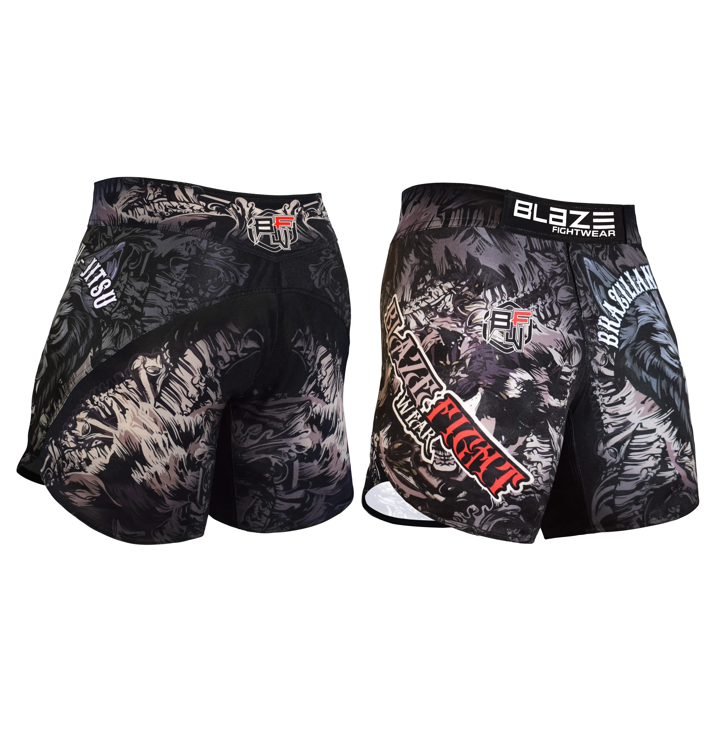wholesale OEM custom MMA Shorts Training Fight shorts stretch fabric shorts
