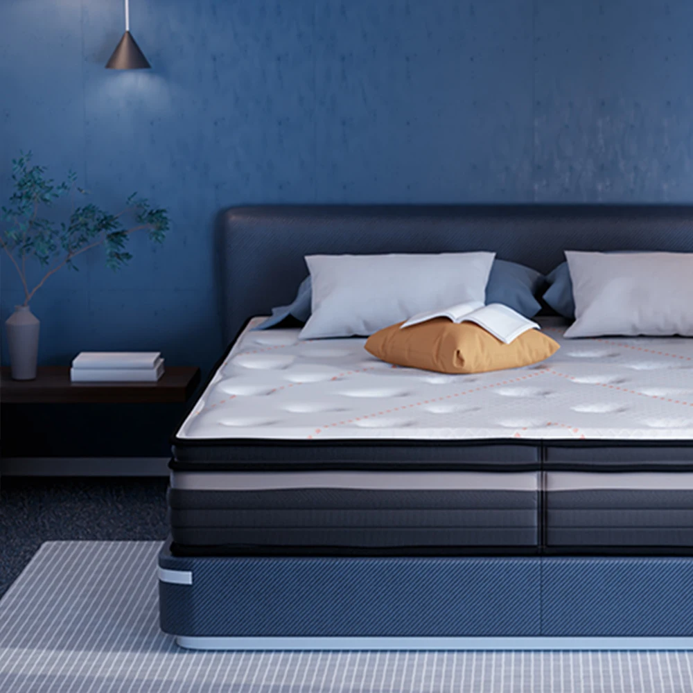 High Quality King Hotel Memory Green Tea Memory Foam Mattress Manufacturers