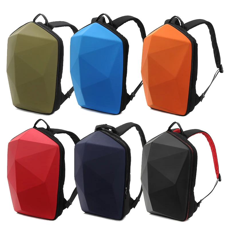 custom waterproof eva hard portable trunk helmet bag motorcycle tank side tail saddle bag
