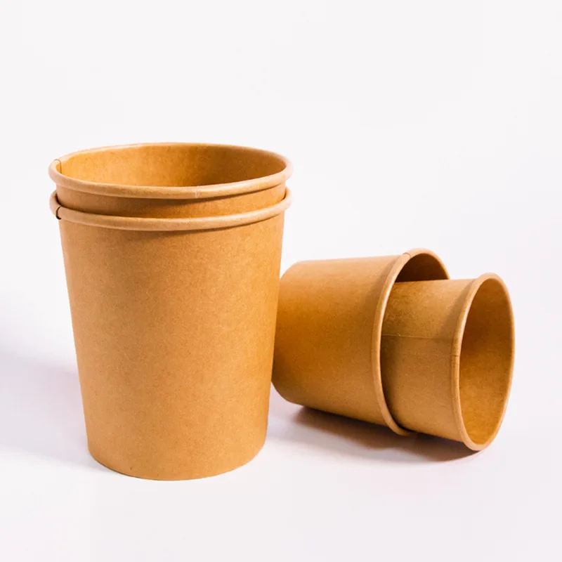 ODM/OEM Embalagem Round White Biodegradable Food Grade Take Away Salad Fast kraft Edible Packaging Manufacturer Suppliers