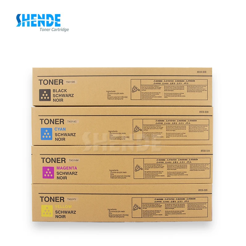 Konica Minolta Compatible TN213 TN214 TN314 TN 213 Toner Cartridge For Bizhub C253 C203 C200 C210 C200E C353 C7720 C7721