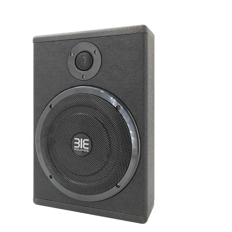 QMF-MC1001 Ultra-thin car under-seat subwoofer disco music high-quality car active  subwoofer box high-power car subwoofer